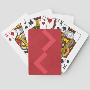 Double Zigzag Tomato Red Cards – Customizable