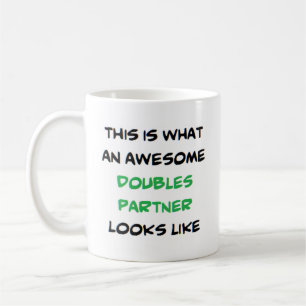doubles partner, awesome coffee mug