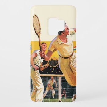 Doubles Tennis Match Case-mate Samsung Galaxy S9 Case by PostSports at Zazzle