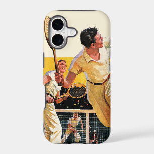 Doubles Tennis Match iPhone 17 Case