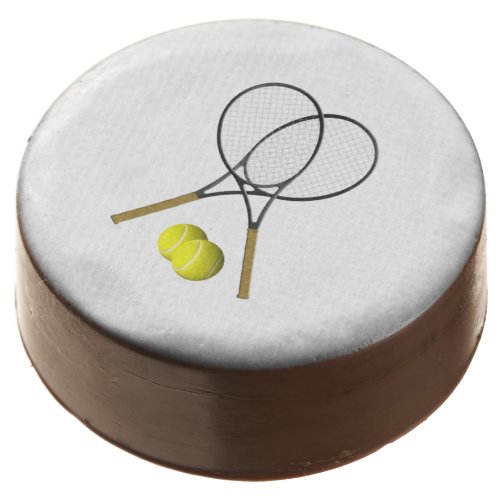 Doubles Tennis Sport Theme Chocolate Covered Oreo
