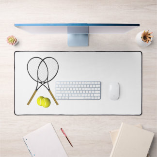 Doubles Tennis Sport Theme Desk Mat