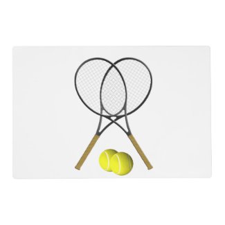 Doubles Tennis Sport Theme Placemat