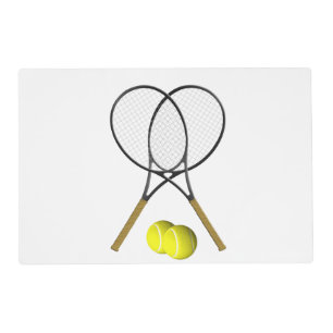 Doubles Tennis Sport Theme Placemat