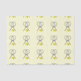 Doubles Tennis Sport Theme Tissue Paper