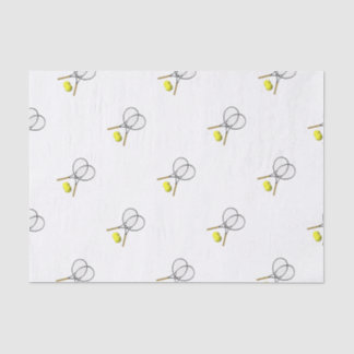 Doubles Tennis Sport Theme Tissue Paper