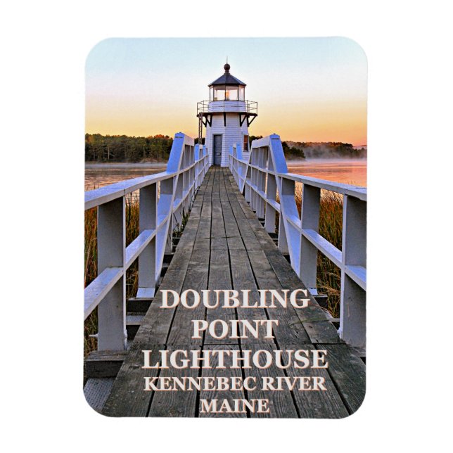 Doubling Point Lighthouse, Arrowsic Island, Maine Magnet (Vertical)
