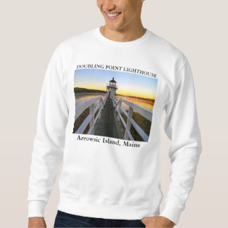 Doubling Point Lighthouse, Arrowsic Island, Maine Sweatshirt