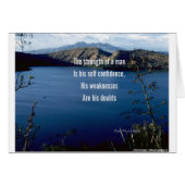 Doubt and self confidence (Front Horizontal)