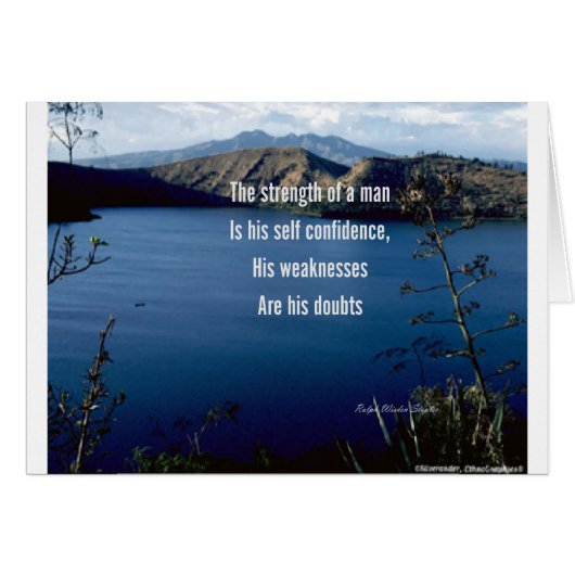Doubt and self confidence cards (Front Horizontal)
