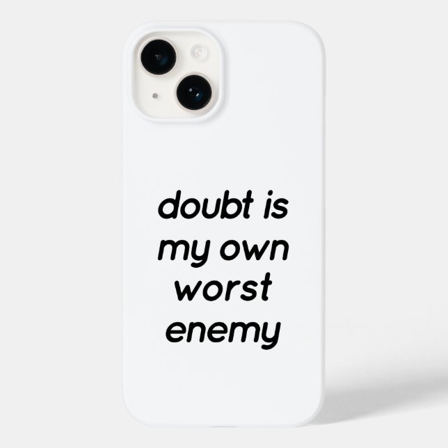 Doubt iPhone Case (Back)