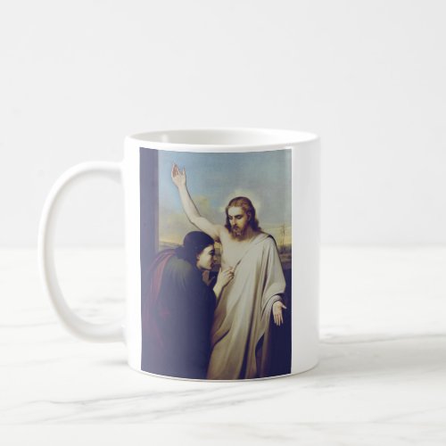 Doubting Saint Thomas by Silvestro Lega Coffee Mug