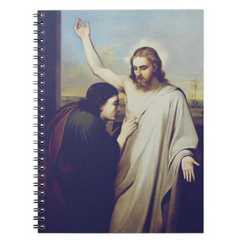 Doubting Saint Thomas by Silvestro Lega Notebook