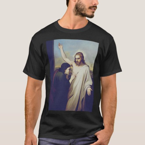 Doubting Saint Thomas by Silvestro Lega T_Shirt