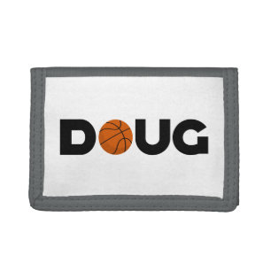 Doug Basketball Trifold Wallet
