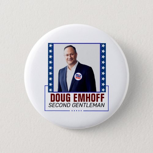 Doug Emhoff for Second Gentleman Button
