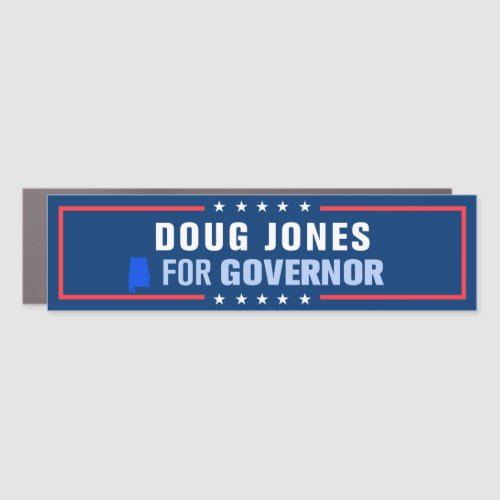 Doug Jones for Alabama Governor Bumper Car Magnet