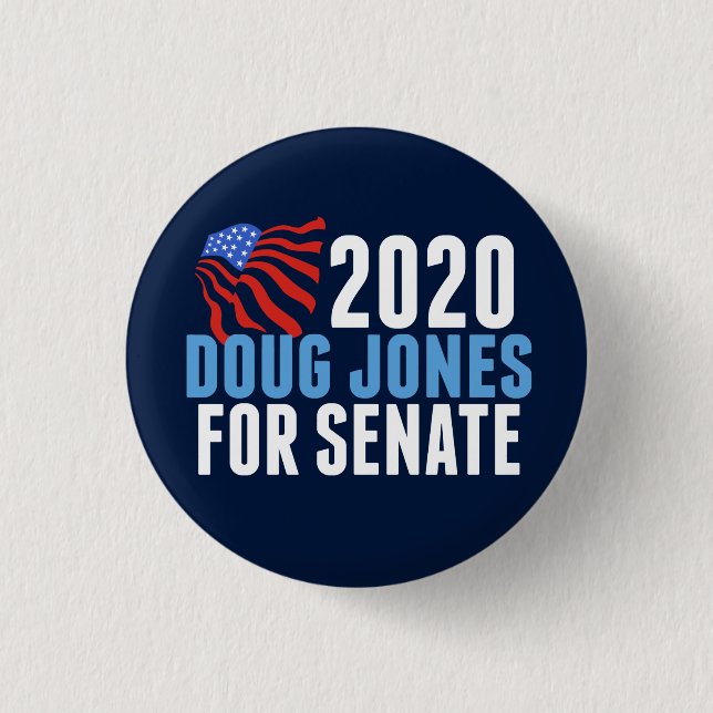Doug Jones for Senate Button (Front)