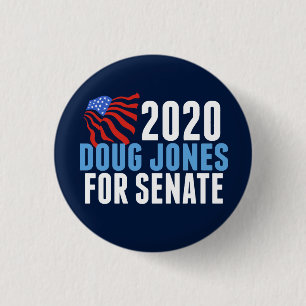 Doug Jones for Senate Button