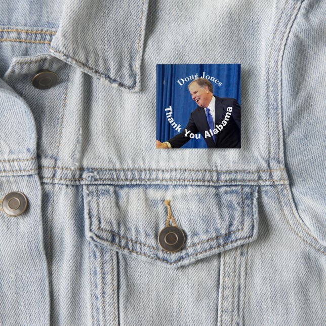 Doug Jones - Thank You Alabama Button (In Situ)