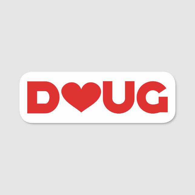 Doug Love Name Tag (Front)