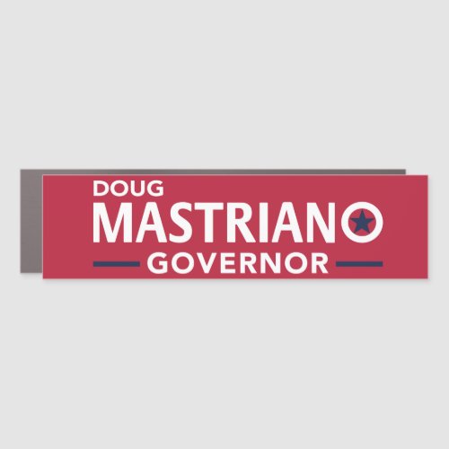 Doug Mastriano for Governo Bumper Car Magnet _ Red