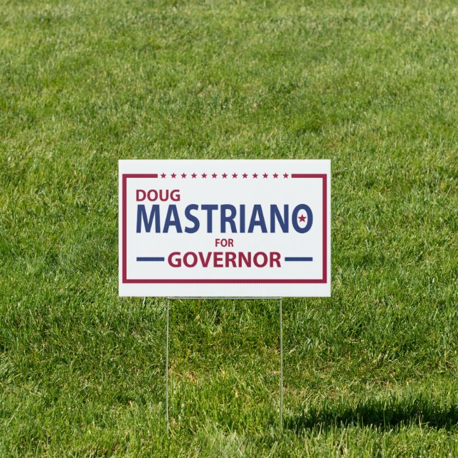 Doug Mastriano for governor yard sign (Insitu)