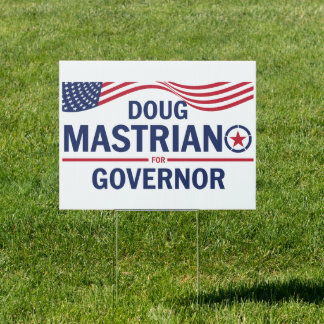 doug mastriano for governor Yard Sign