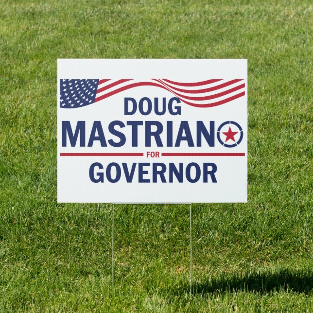 doug mastriano for governor Yard Sign (Insitu)
