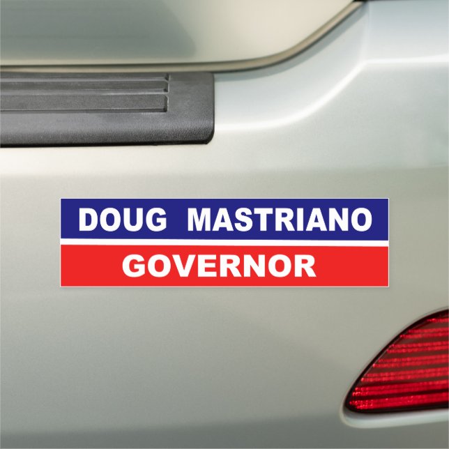 Doug Mastriano Governor Pennsylvania Car Magnet (In Situ)