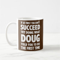 Doug Personalized Name Birthday Gift Funny