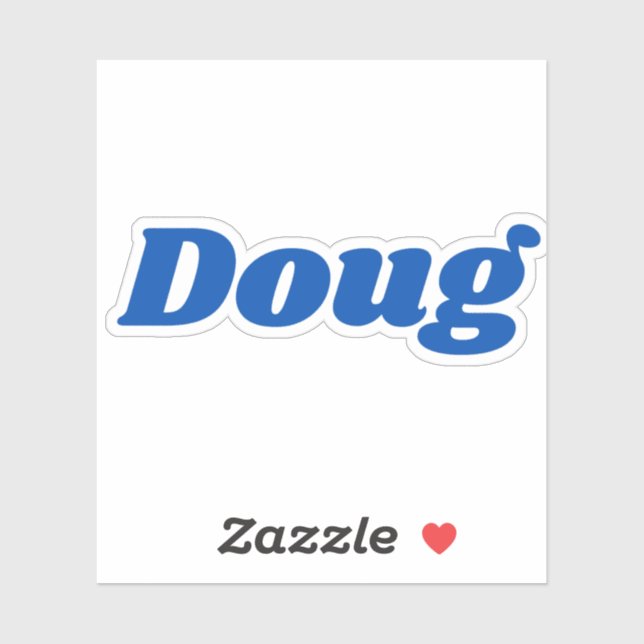 Doug Sticker (Sheet)