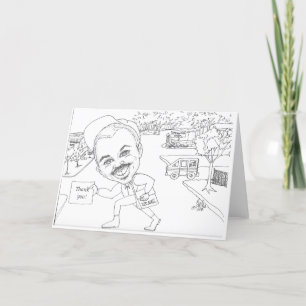 Doug the mail man says Thank you! Holiday Card