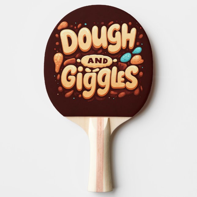 Dough and Giggles  Ping Pong Paddle (Front)