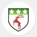 DOUGHERTY FAMILY CREST - DOUGHERTY COAT OF ARMS CLASSIC ROUND STICKER ...