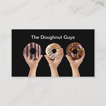 Doughnut Bakery Customer Loyalty Business Cards by Luckyturtle at Zazzle
