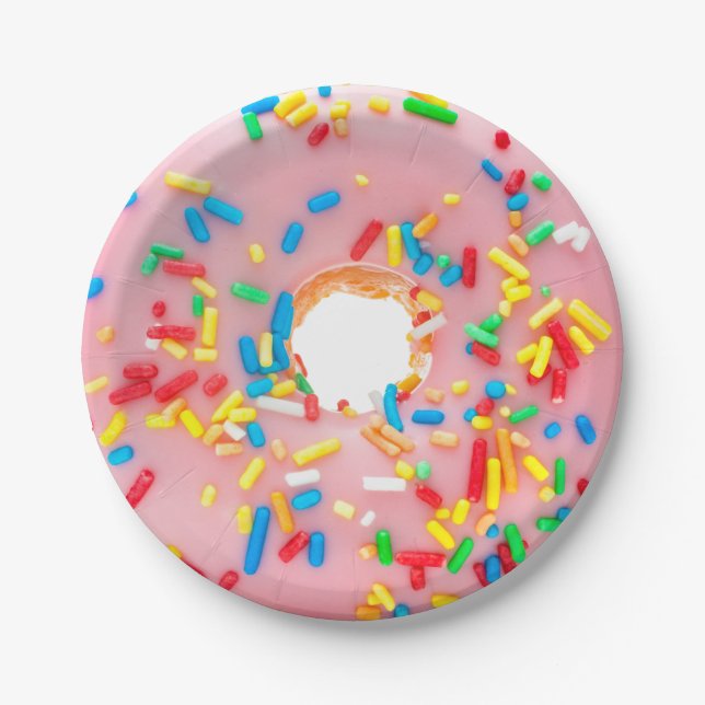 Doughnut - Donut Paper Plates (Front)