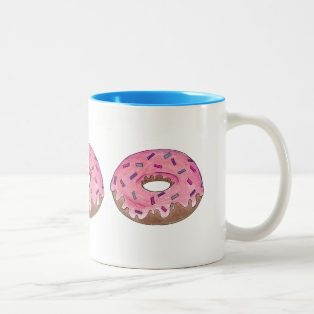 Doughnut Donut w/ Sprinkles Breakfast Food Mug (Right)