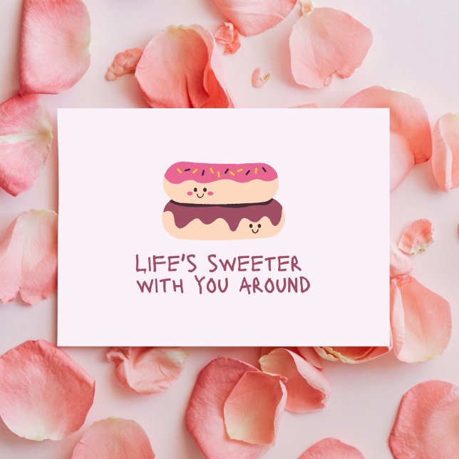 Doughnut Duo - A Sweet Valentine's Holiday Postcard (Creator Uploaded)