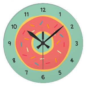 Kitchen Theme Wall Clocks | Zazzle