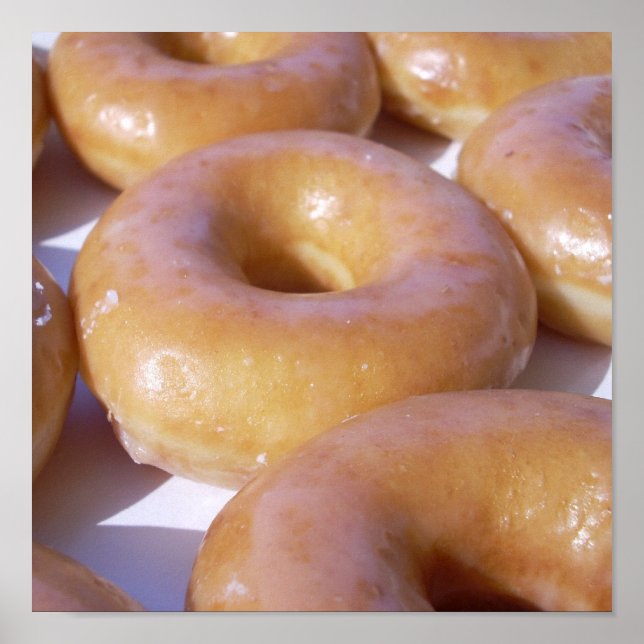 Doughnut on Canvas Poster (Front)