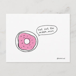 doughnut postcard