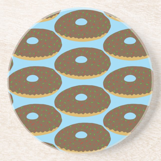Doughnut Sandstone Coaster (Front)