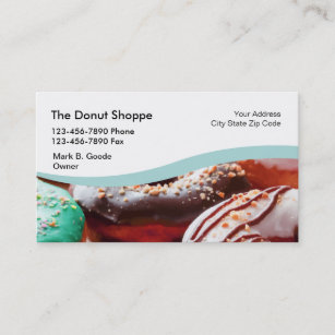 Doughnut Shop Business Card