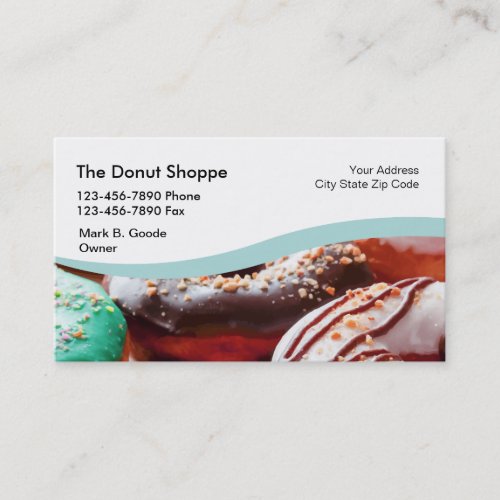 Doughnut Shop Business Card