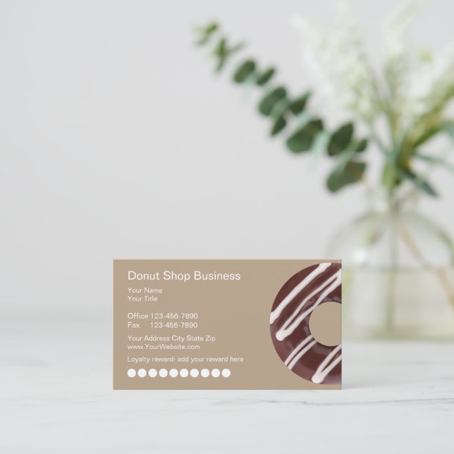 Doughnut Shop Business Cards | Zazzle