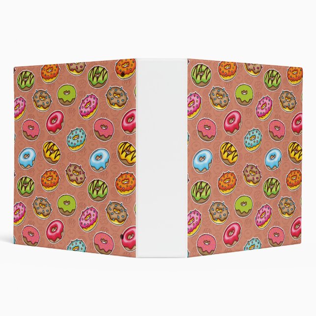 Doughnuts  3 ring binder (Background)