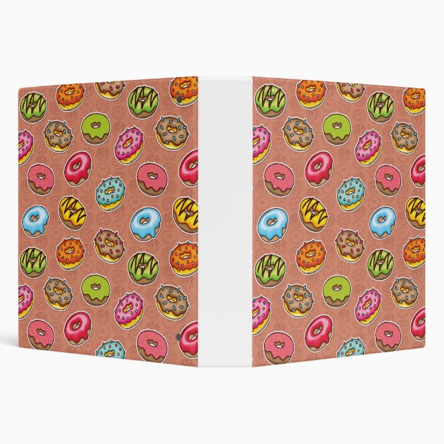 Doughnuts  3 ring binder (Background)