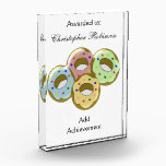 Doughnuts Acrylic Award<br><div class="desc">This donuts design award gives recognition to employees,  teammates,  or anyone that deserves it. You can customise this award with any text of your choice. Should you require any help with customising then contact us through the link on this page. Doughnuts food award,  baking award or cooking award.</div>