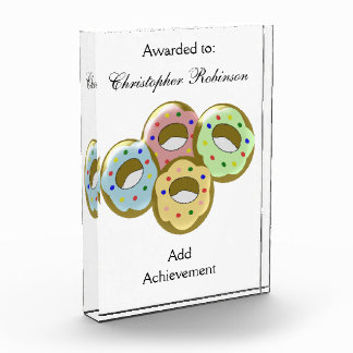 Doughnuts Acrylic Award